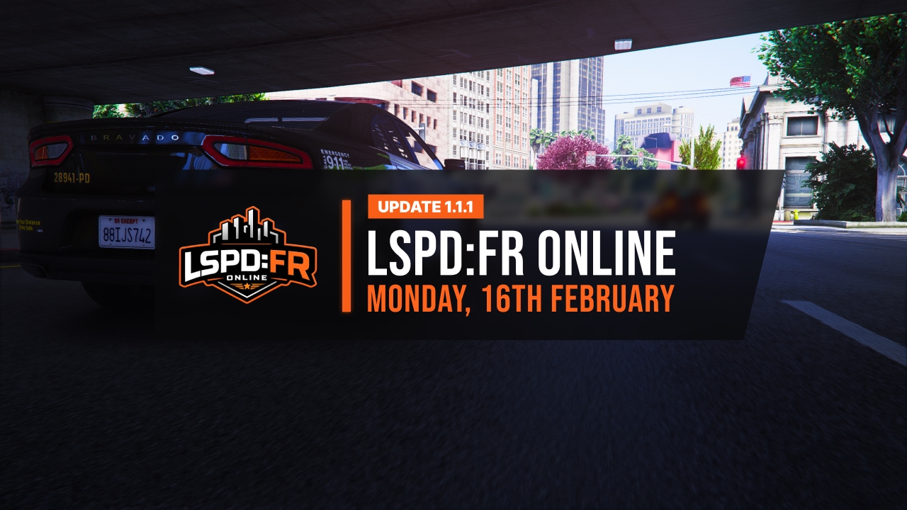 LSPD:FR Online Update 1.1.1 cover