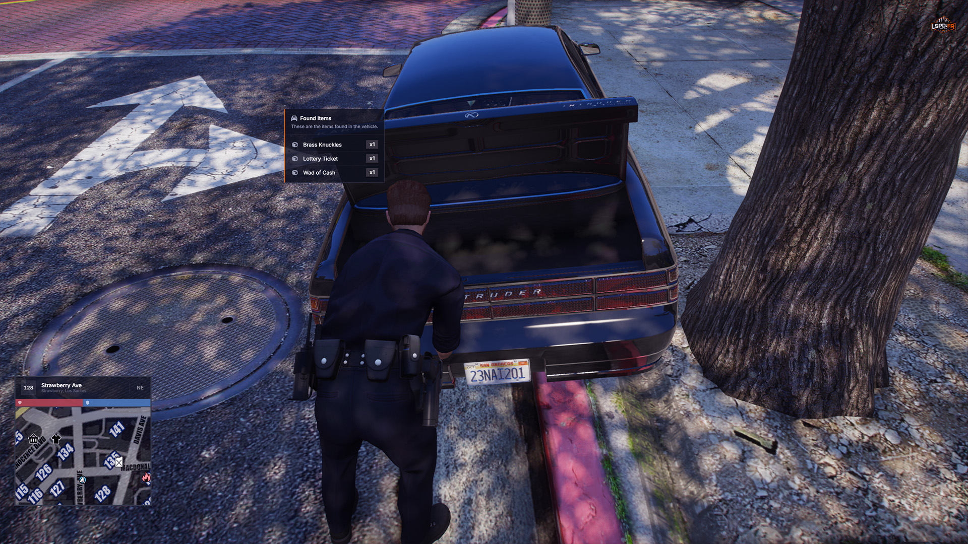 LSPD:FR Online - Search Vehicle