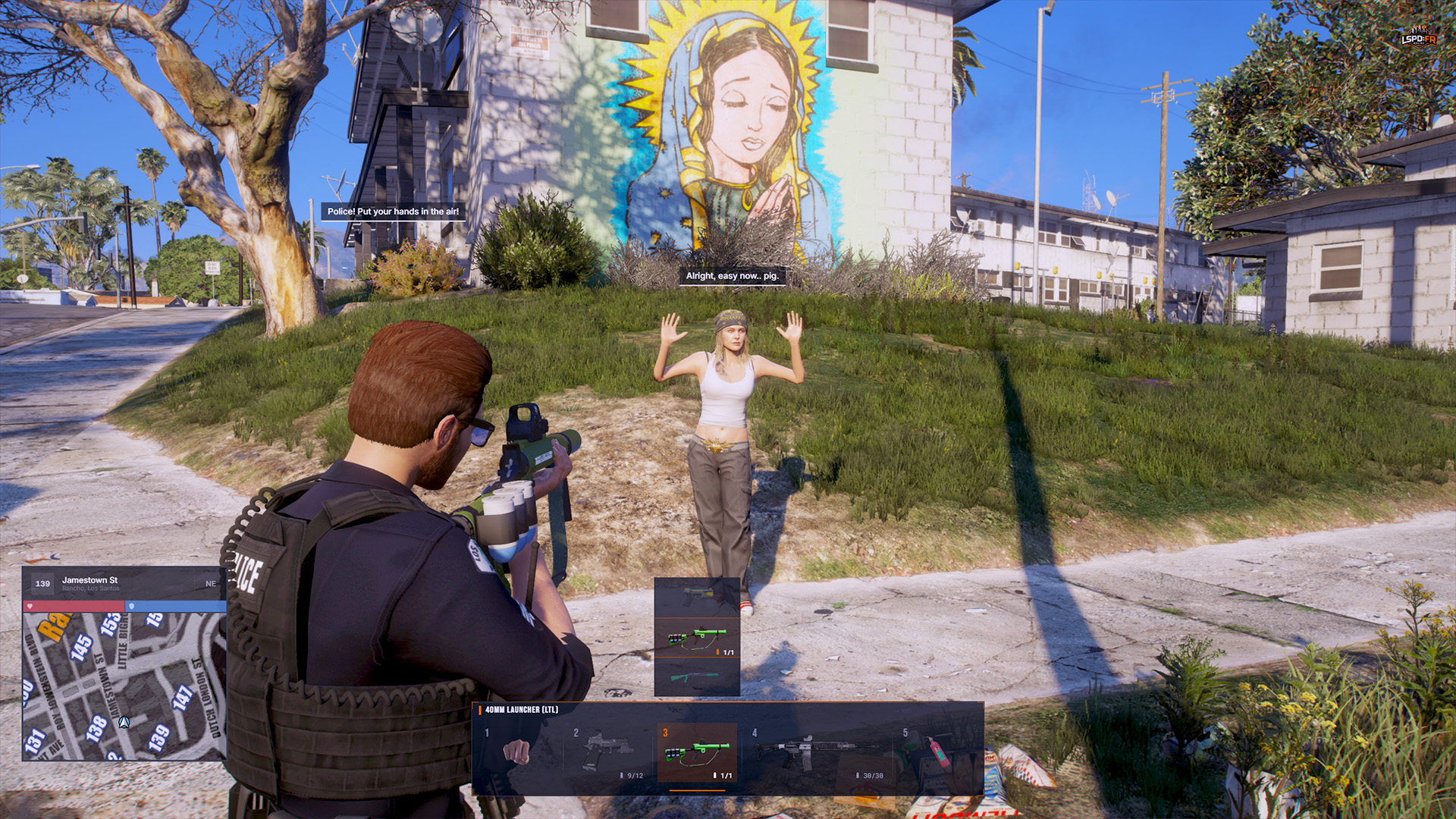 The new weapon selector menu
