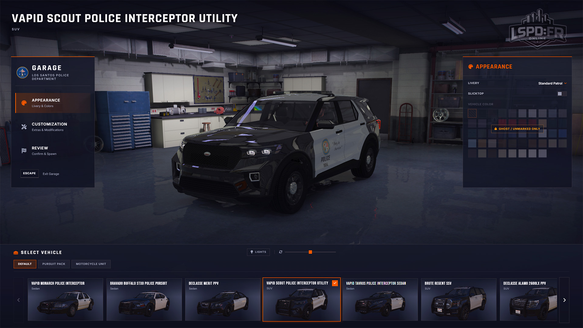 The station garage